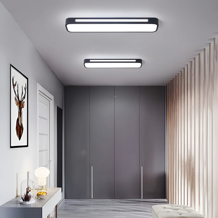 Rektangulær taklampe – Rene linjer og moderne design | Perfekt for stue og spisestue