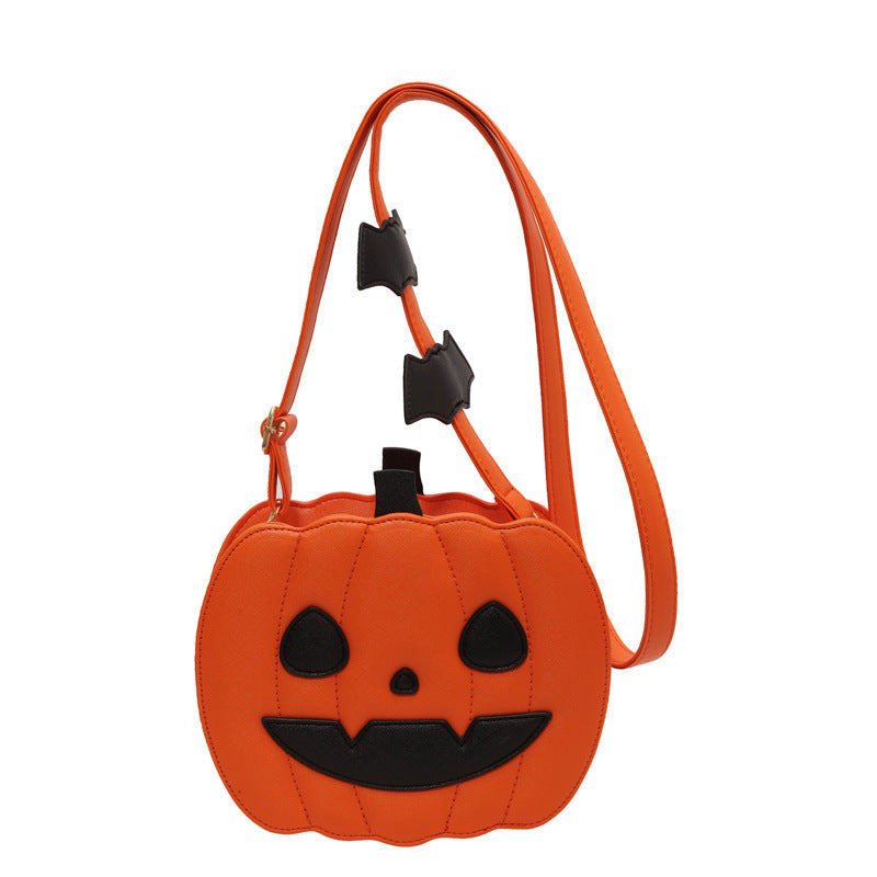 Skanto | Halloween Messenger Bag – Minimalistisk Skulderveske i Enfargede Farger