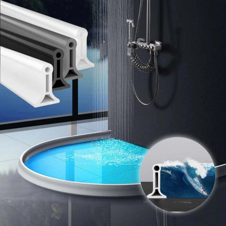 FlexiSeal Dusjkant — Ingen flere våte gulv og frustrasjon på badet, hold deg tørr – helt uten installasjonsstress! | Skanto