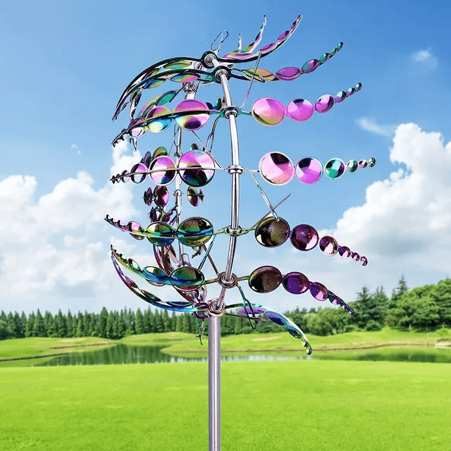 MagicWind kinetisk vindmølle i metall | Skanto