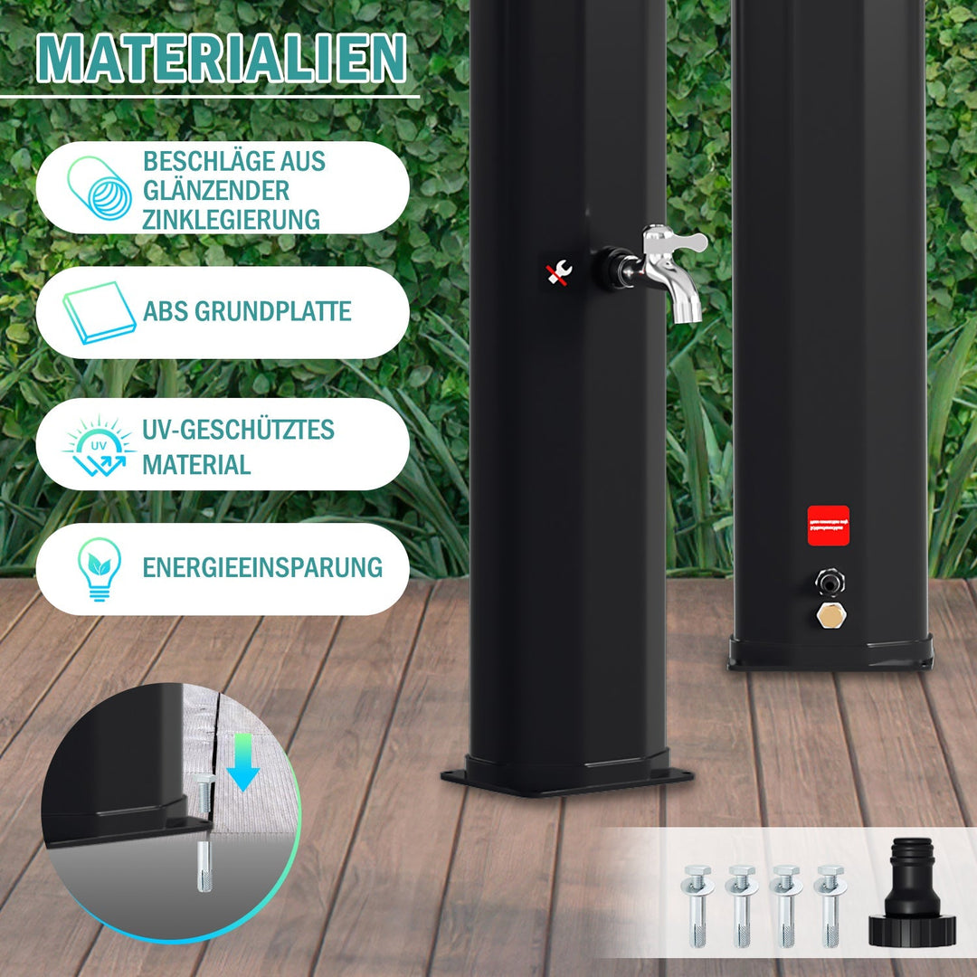 Solardusj 35L hagedusj inkl. beskyttelsesdeksel | Skanto