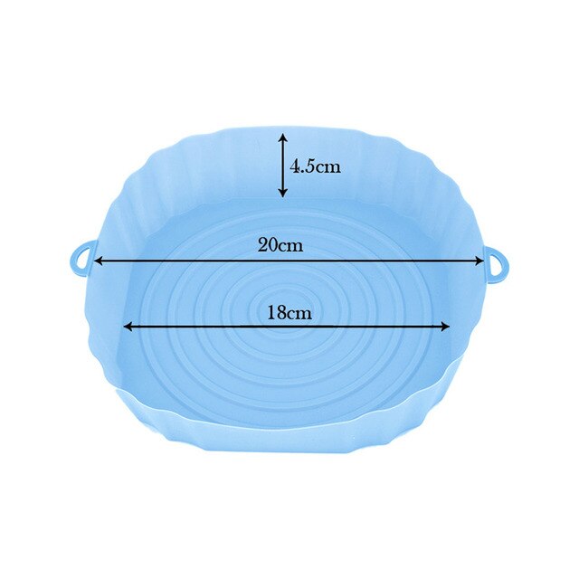 Luftfrityr Bakebrett Silikonpott Nonstick Luftfrityr Bakeform | Skanto