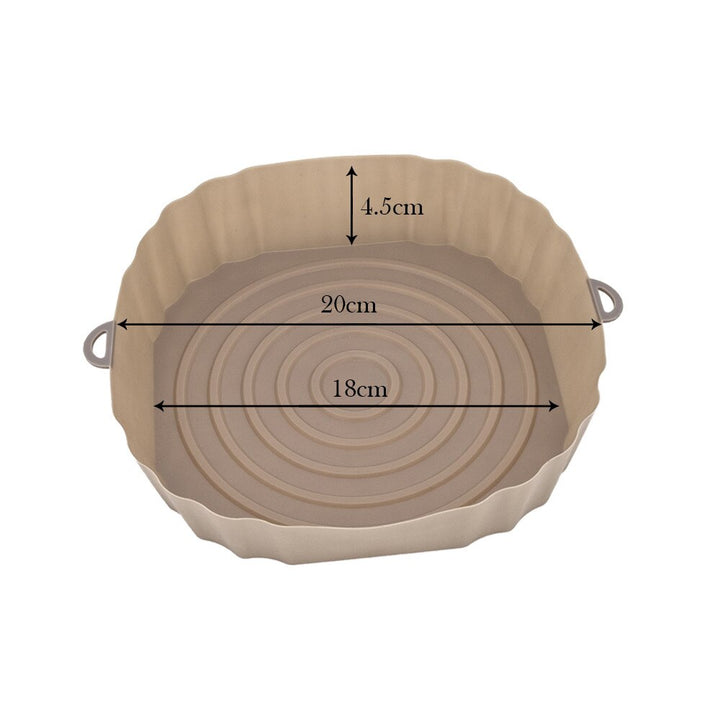 Luftfrityr Bakebrett Silikonpott Nonstick Luftfrityr Bakeform | Skanto