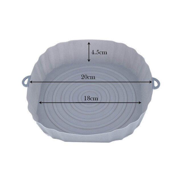 Luftfrityr Bakebrett Silikonpott Nonstick Luftfrityr Bakeform | Skanto