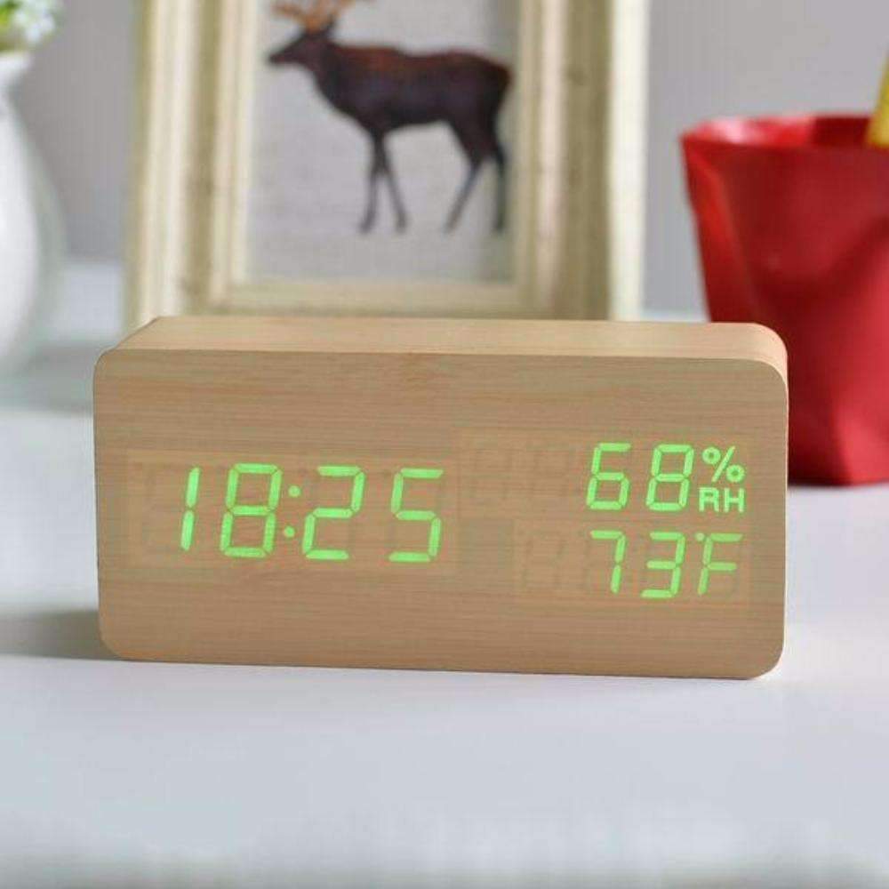 Skanto | LED Tre Vekkerklokke - Tre Tid For Din Morgen
