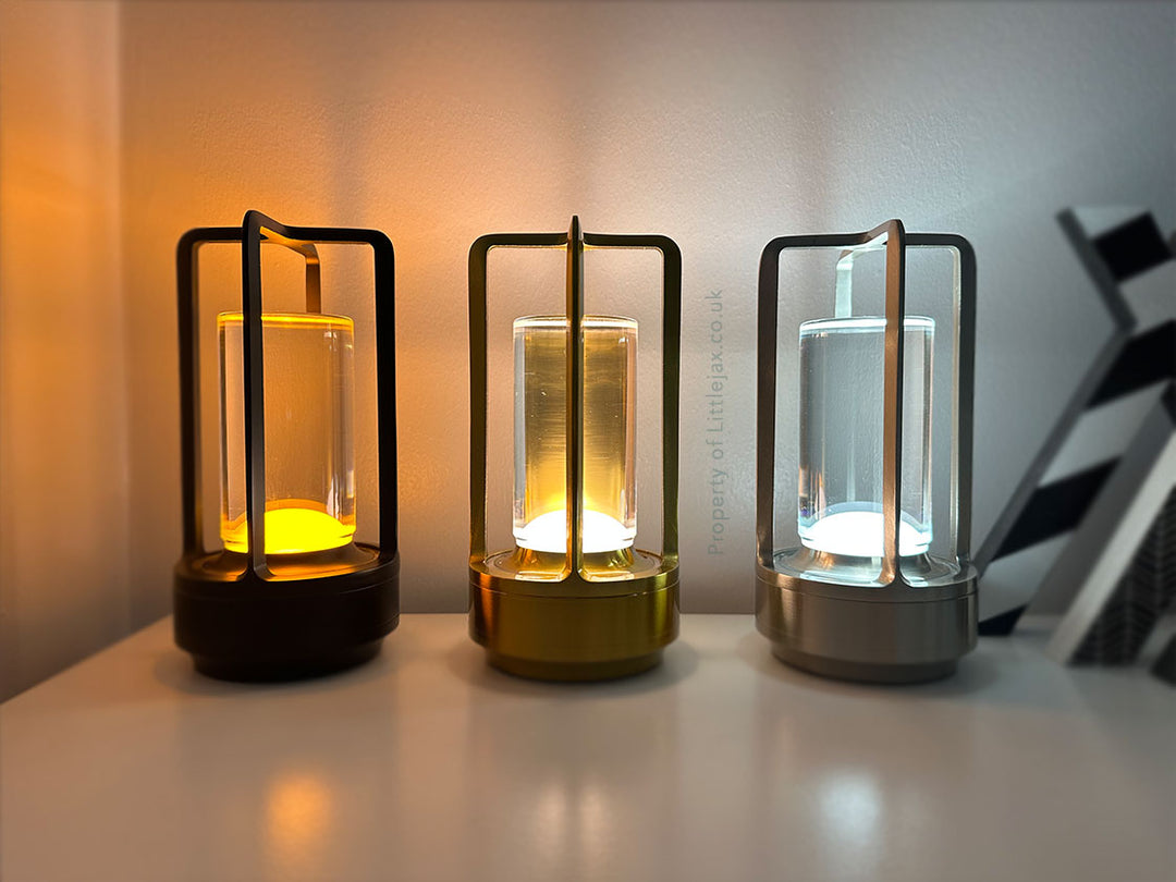 Trådløs vintage lantern bordlampe | Skanto