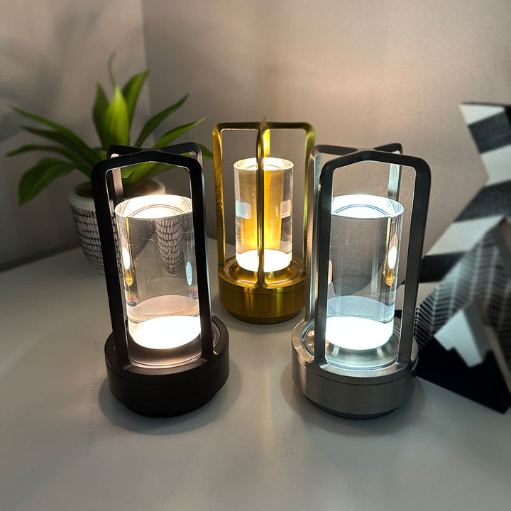 Trådløs vintage lantern bordlampe | Skanto
