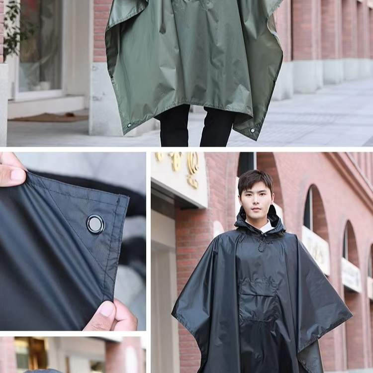 Skanto | All-Terrain Trek Poncho | Vanntett, pakkbar og lett for utendørs eventyr og beredskap
