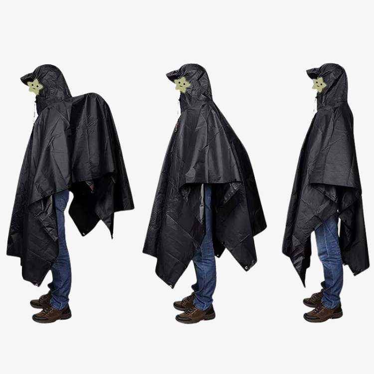 Skanto | All-Terrain Trek Poncho | Vanntett, pakkbar og lett for utendørs eventyr og beredskap