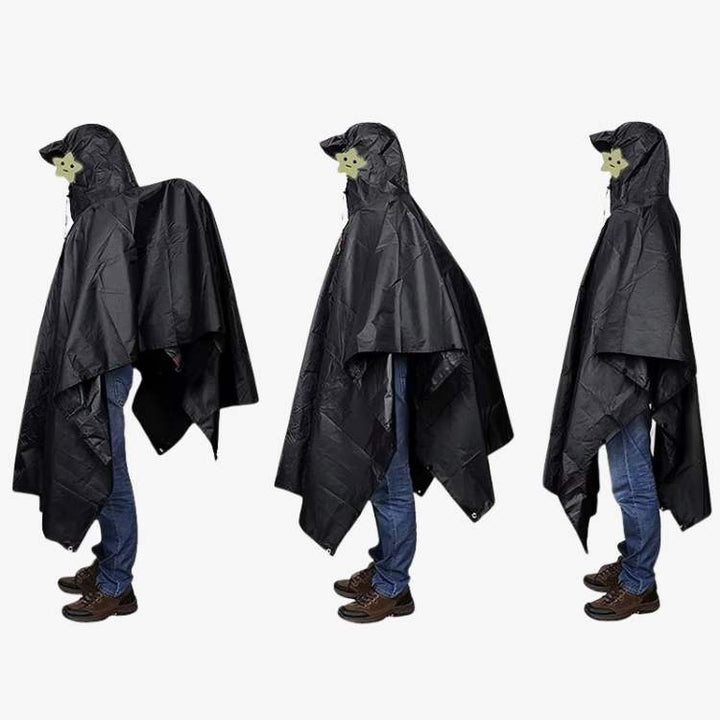 Skanto | All-Terrain Trek Poncho | Vanntett, pakkbar og lett for utendørs eventyr og beredskap