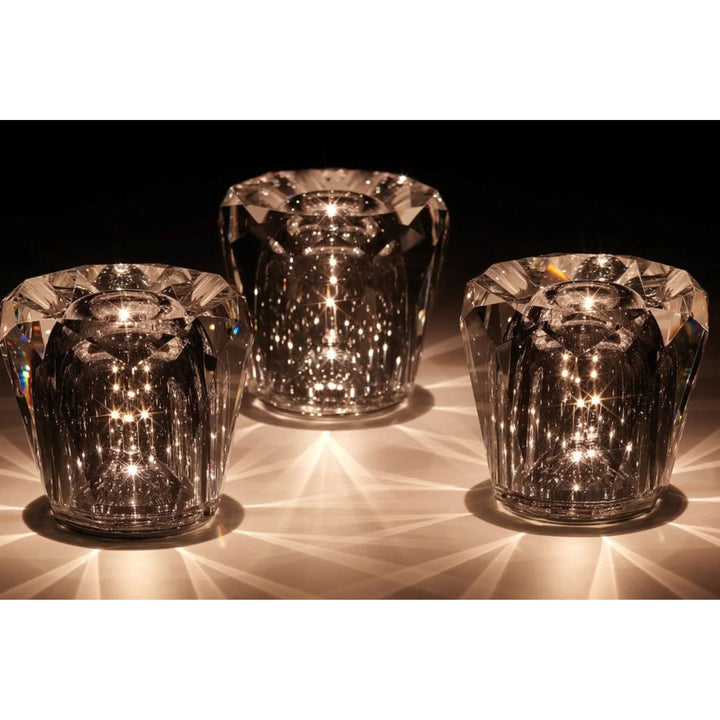 Skanto | Lampe - Luksus Diamant Krystall LED Oppladbar Bordlampe