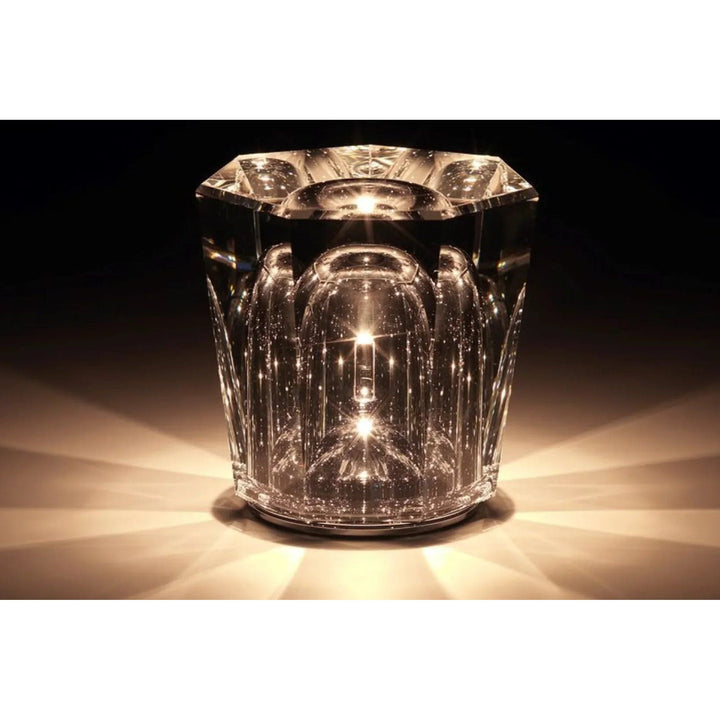 Skanto | Lampe - Luksus Diamant Krystall LED Oppladbar Bordlampe