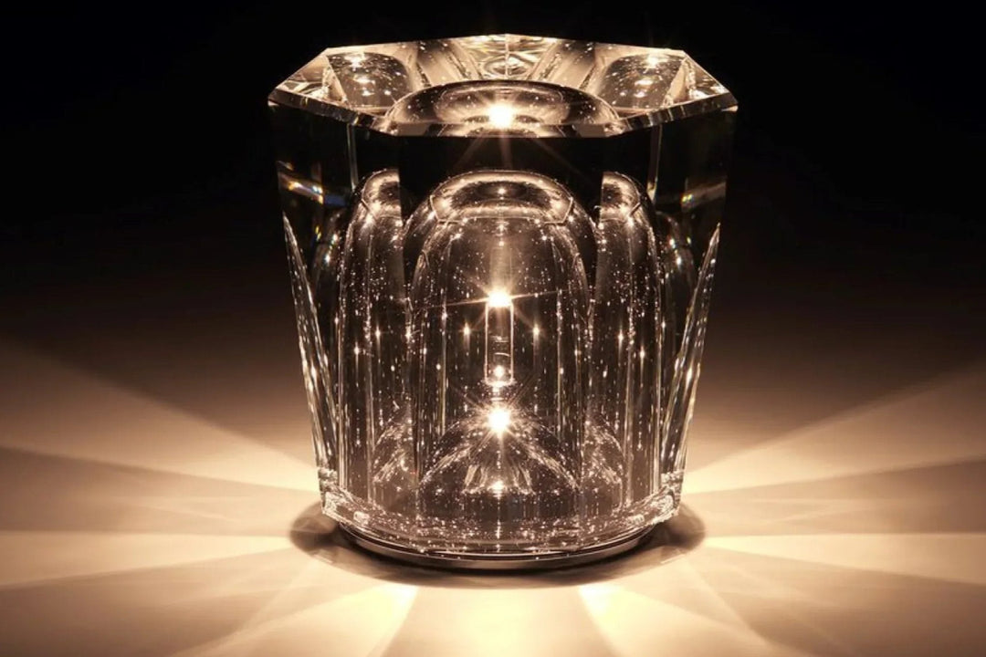 Luksuriøs Oppladbar Diamantkrystallampe - Lumière Diamant | Skanto