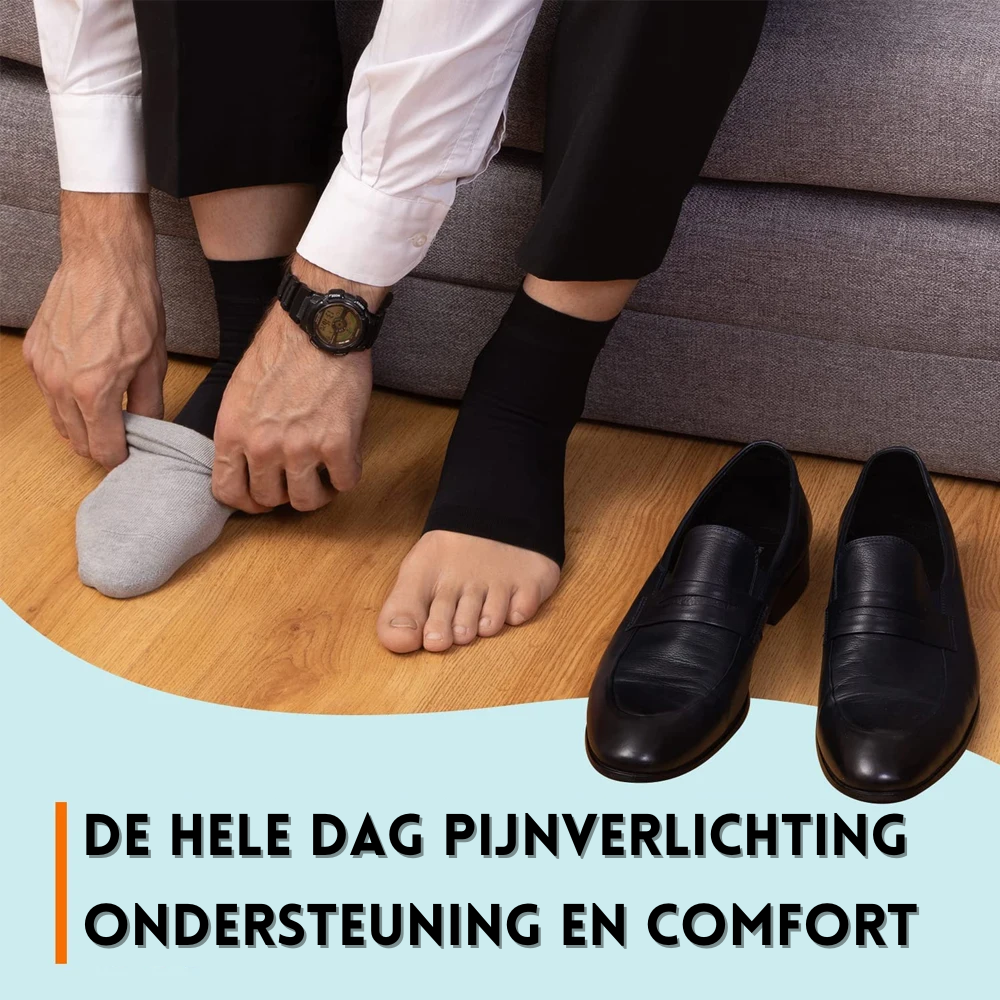 Komprimerende ankel sokker for nevropati - AnkleSupport Pro | Skanto