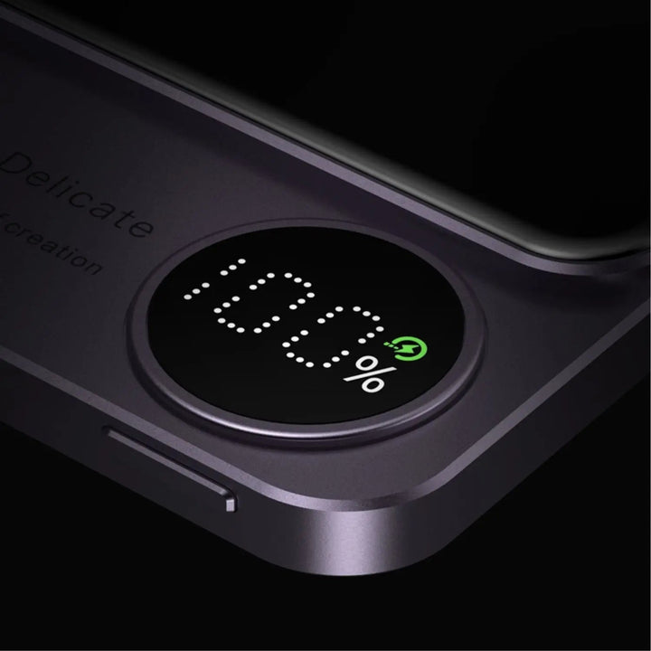 Skanto | Slank Magnetisk Hurtiglader Power Bank – Trådløs, Høy-kapasitet Backup Batteri for Alle Enheter