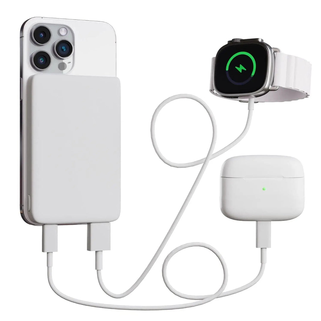 Magnetisk kabellose Powerbank – Kompakt og leistungsstark for smarttelefoner