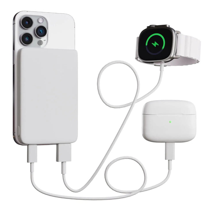 Magnetisk kabellose Powerbank – Kompakt og leistungsstark for smarttelefoner