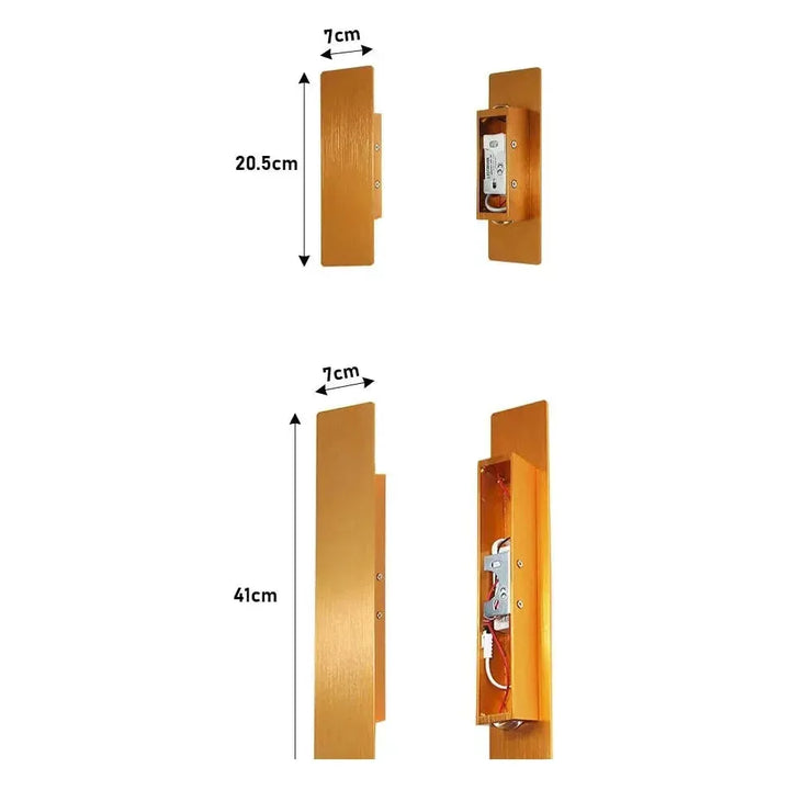 Skanto | Applique LED LuxeWall - Utendørs - Moderne - Aluminium