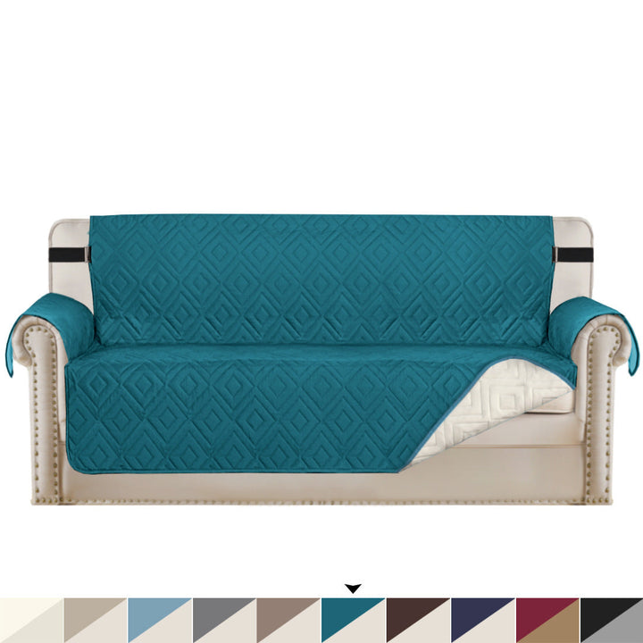 Quilted Sofa Cover Pet Protector Throw Waterproof Sofa Slip Covers 1/2/3 Settee Skanto