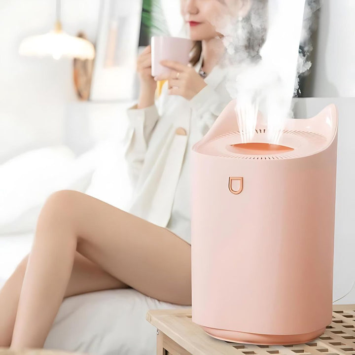 Skanto | Ultralyd Luftfukter med Mist Teknologi for Pustefrihet & Komfortable Oppholdsrom