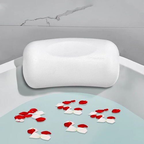 Skanto | AquaCloud Premium Badpute – Ergonomisk Nakke- og Hodehøtte for Spa-Lignende Avslapning Hjemme