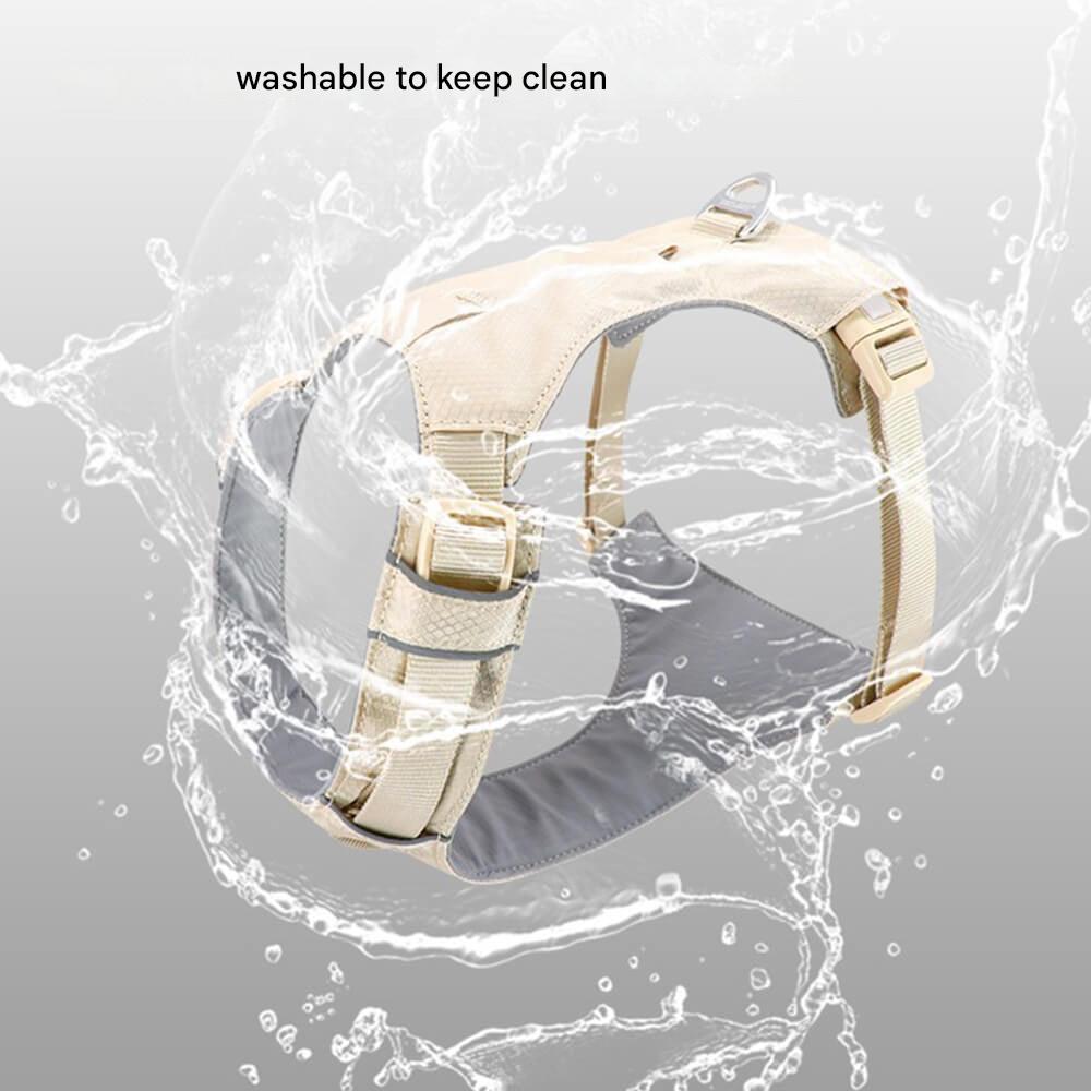 AquaCool - Anti-Pull Hundesele med Multifunksjonelt Båndskål