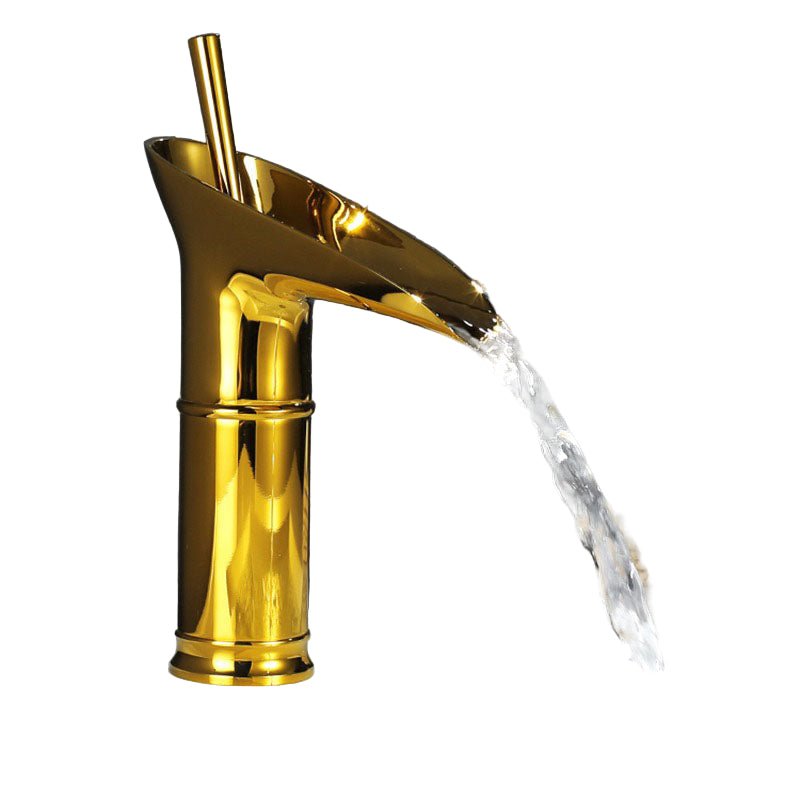 Skanto | AquaFalls – Antikk vannfall-bassengkran i messing med bronsefinish