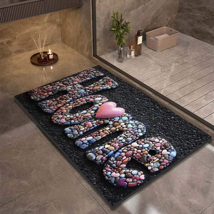 Skanto | AQUASOFT BADERMATTE – Diatomitt Badematte for Sikkerhet & Komfort