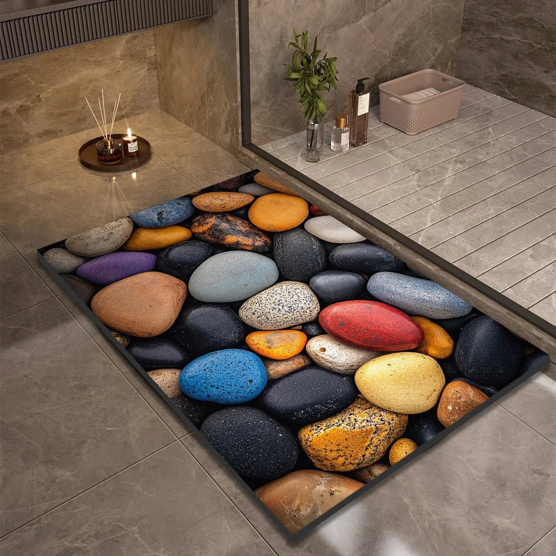 Skanto | AQUASOFT BADERMATTE – Diatomitt Badematte for Sikkerhet & Komfort