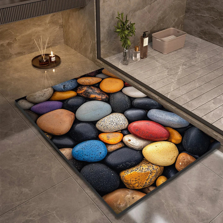 Skanto | AQUASOFT BADERMATTE – Diatomitt Badematte for Sikkerhet & Komfort