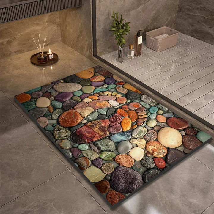 Skanto | AQUASOFT BADERMATTE – Diatomitt Badematte for Sikkerhet & Komfort