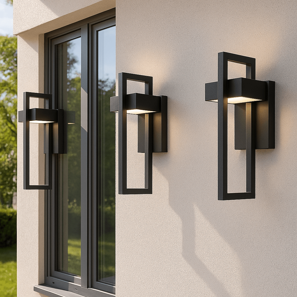 Skanto | ARCORA – Moderne Utendørs Vegglampe med LED & Værbeskyttelse