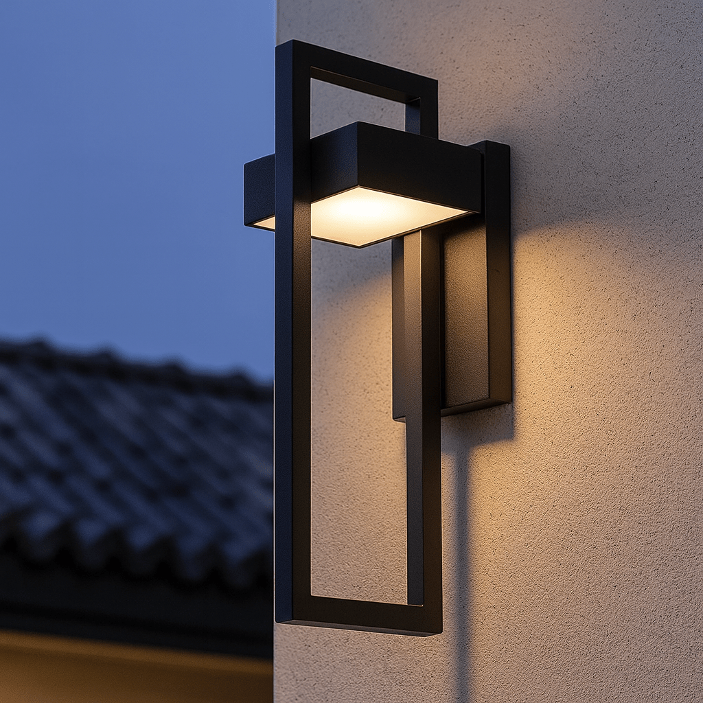 Skanto | ARCORA – Moderne Utendørs Vegglampe med LED & Værbeskyttelse