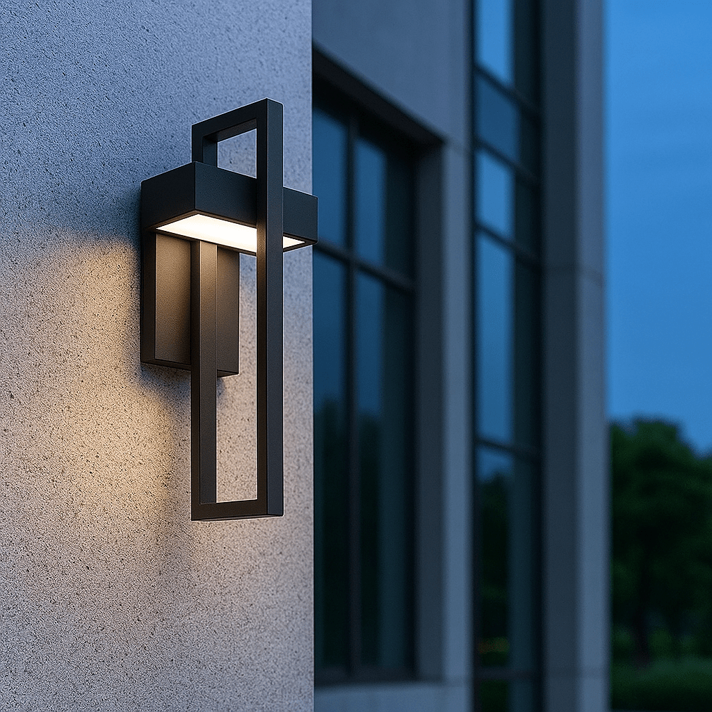Skanto | ARCORA – Moderne Utendørs Vegglampe med LED & Værbeskyttelse
