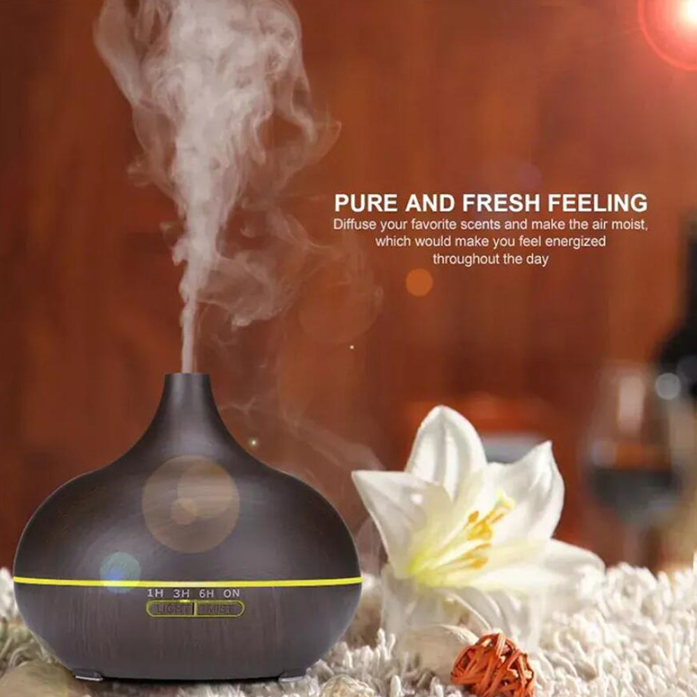 Aroma Diffuser – 500 ml med trelook | Skanto