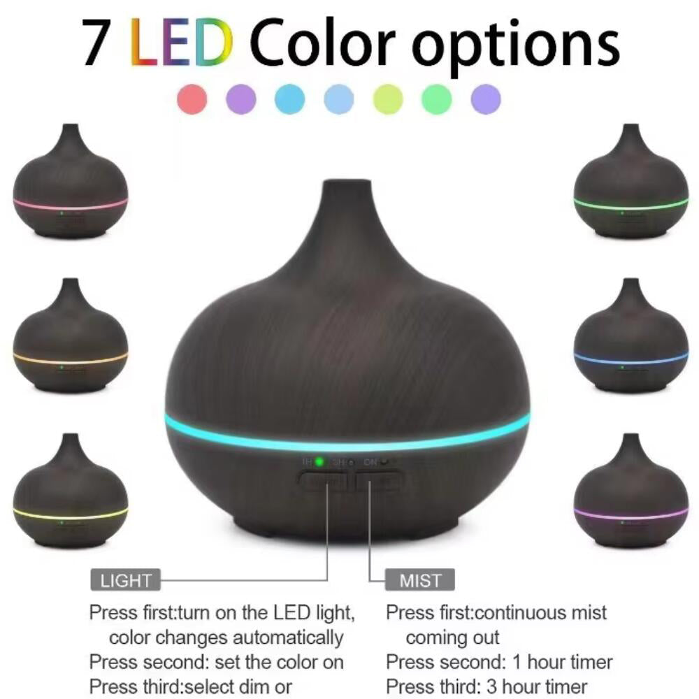 Aroma Diffuser – 500 ml med trelook | Skanto