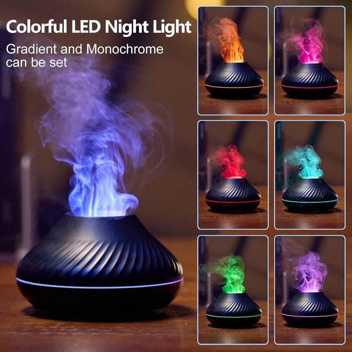 Skanto | Essensiell Olje Diffuser med LED Flamme Effekt