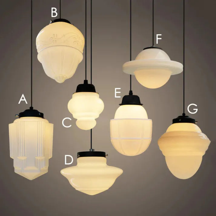 LumiNéo – Modern Geometrisk Oppheng i Frostet Glass