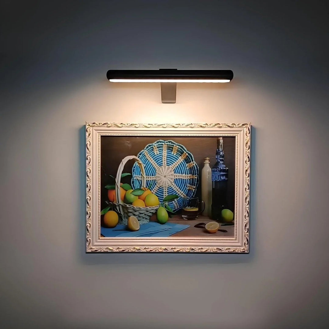 Skanto | ArtGlow LED Vegglampe – Trådløs Belysning for Kunst og Dekorasjon