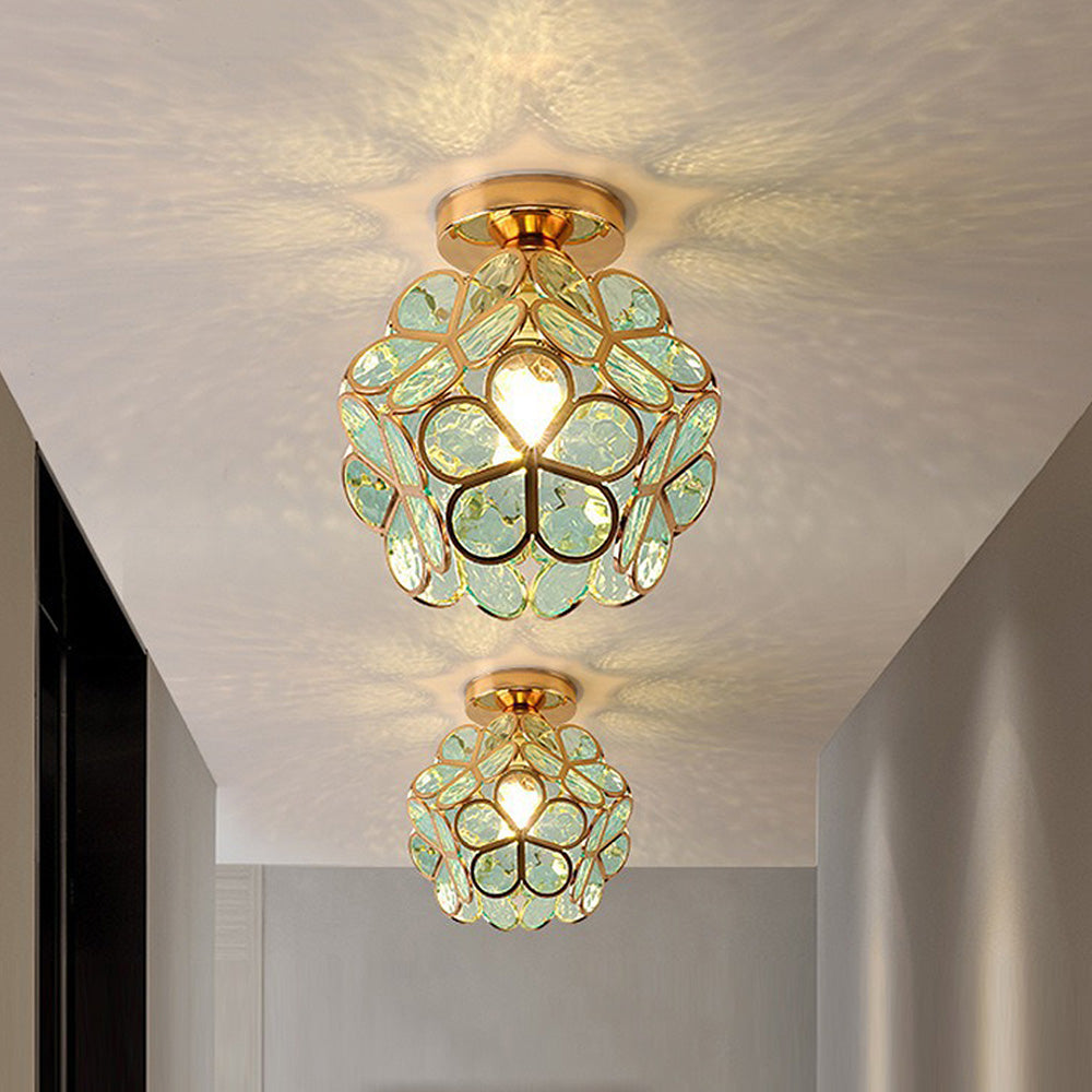 Skanto | Kunstnerisk Glass Taklampe med Blomsterdesign - FlowerHall