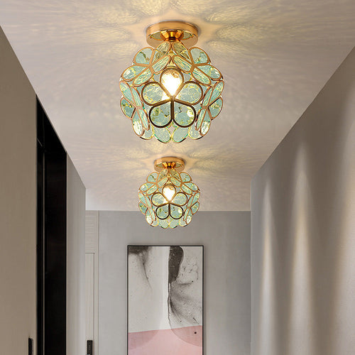 Skanto | Kunstnerisk Glass Taklampe med Blomsterdesign - FlowerHall