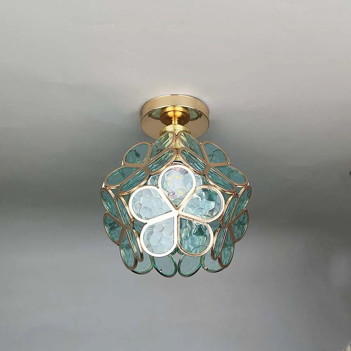Skanto | Kunstnerisk Glass Taklampe med Blomsterdesign - FlowerHall