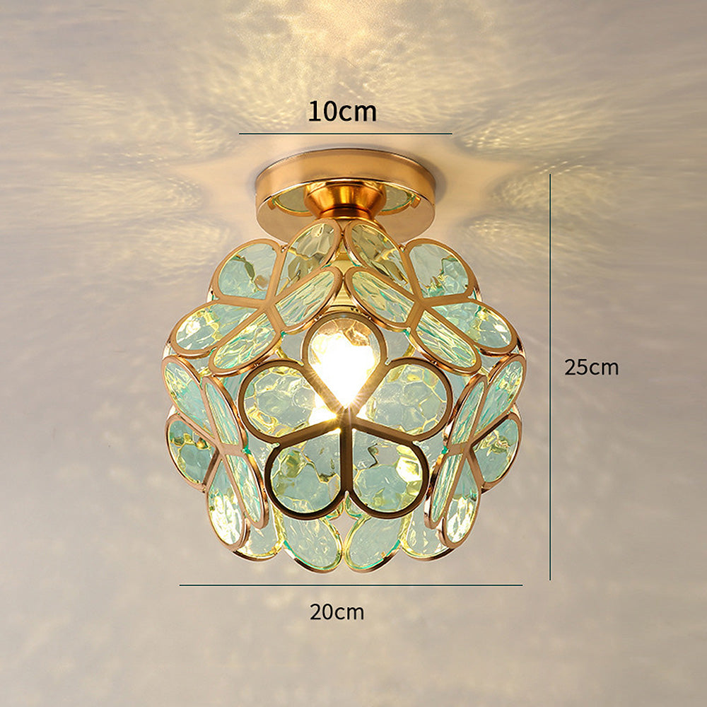 Skanto | Kunstnerisk Glass Taklampe med Blomsterdesign - FlowerHall