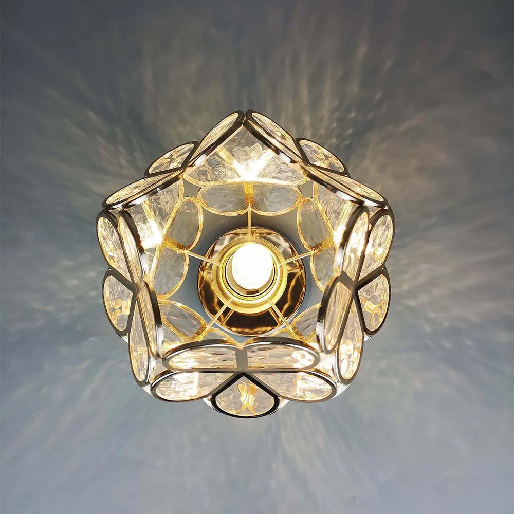 Skanto | Kunstnerisk Glass Taklampe med Blomsterdesign - FlowerHall