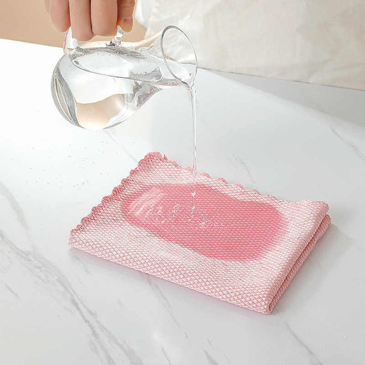 Soft Touch Wonder Cloth – Stripe-Free Rengjøring av Glass, Speil & Rustfritt Stål | Skanto