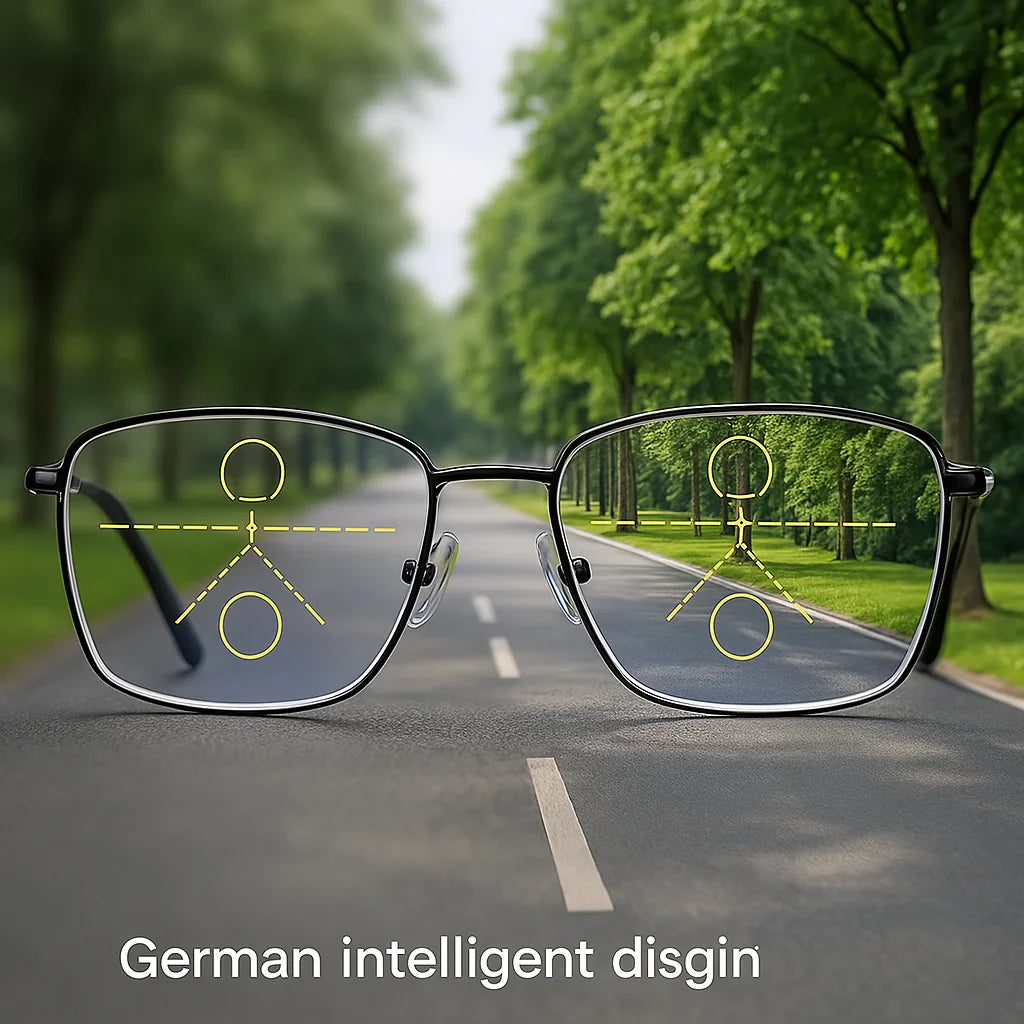 Skanto | Progressive Multifocal Glasses for Clear Vision - Tysk intelligent design for hverdagsbruk