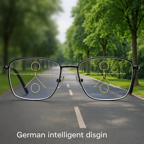 Skanto | Progressive Multifocal Glasses for Clear Vision - Tysk intelligent design for hverdagsbruk