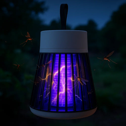 Skanto | Mygg- og skadedyrdreperlampe - 2-pakning, UV-lampe insektsfelle for innendørs og utendørs bruk, effektiv skadedyrkontrollløsning