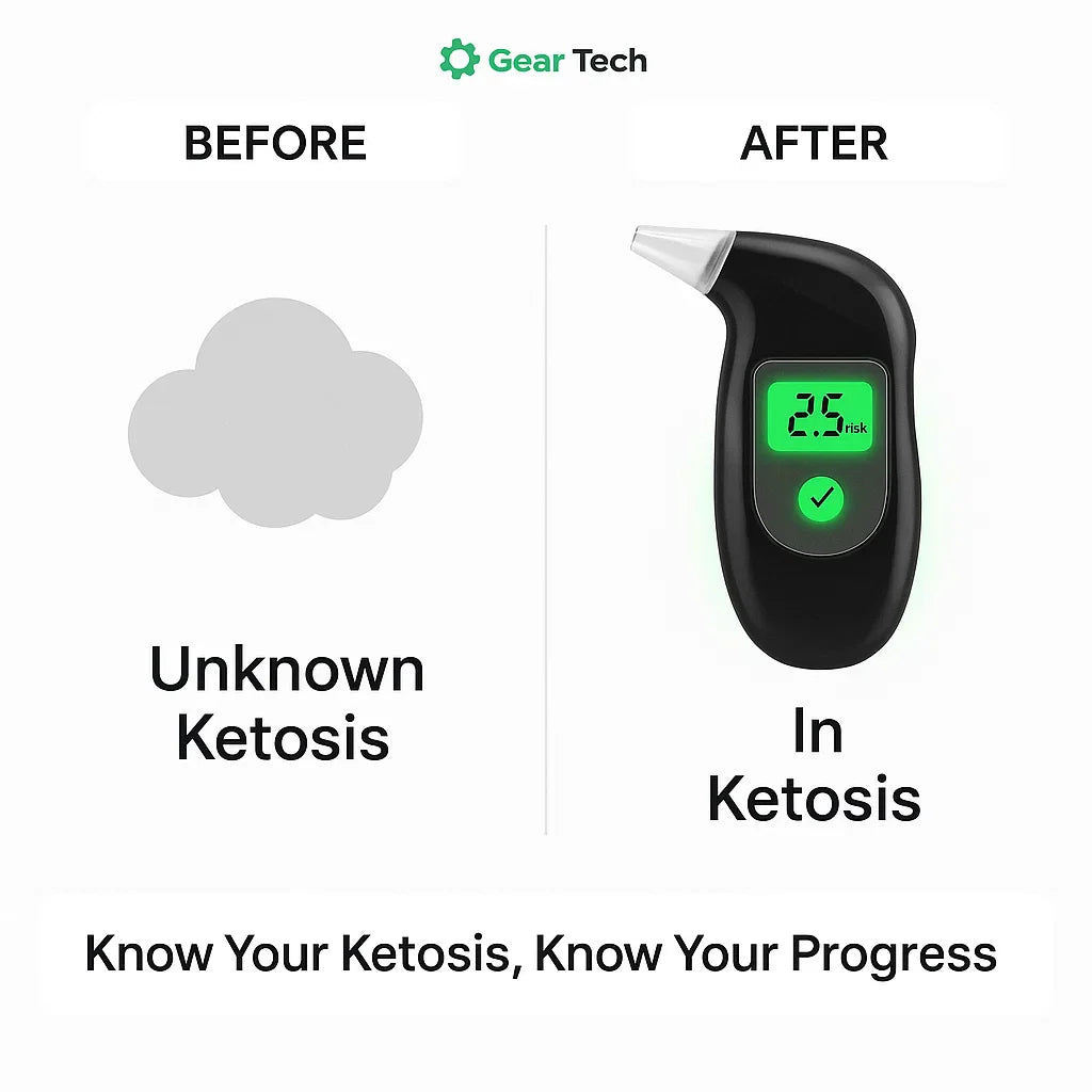 Skanto | Keto Breath Meter | Nøyaktig ketose overvåking for vekttap og kostholdsoptimalisering hjemme eller på farten