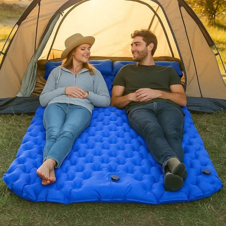 Skanto | Ultralett selvoppblåsende dobbel campingmatte